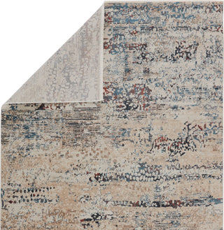 Jaipur Living Tunderra Halston TUN06 Blue/Gray Area Rug by Vibe Folded Backing Image