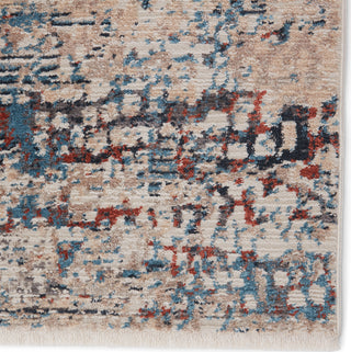 Jaipur Living Tunderra Halston TUN06 Blue/Gray Area Rug by Vibe Corner Close Up Image