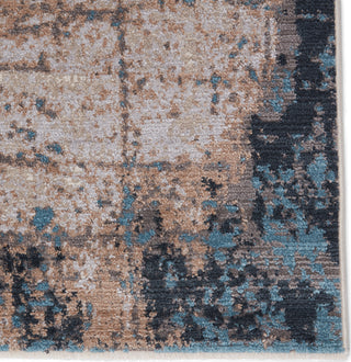 Jaipur Living Tunderra Sana TUN07 Gray/Blue Area Rug by Vibe Corner Close Up Image