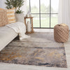 Jaipur Living Tunderra Trevena TUN08 Gray/Gold Area Rug by Vibe Lifestyle Image Feature