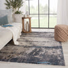 Jaipur Living Tunderra Trevena TUN09 Blue/Gray Area Rug by Vibe Lifestyle Image Feature
