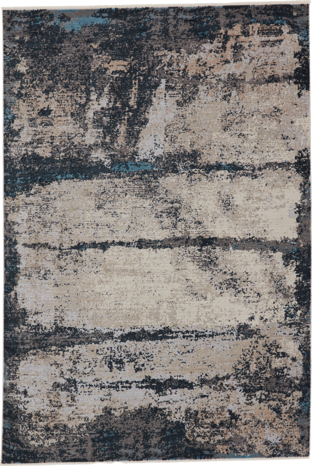 Jaipur Living Tunderra 5 X 8 Gray/Blue Indoor Abstract Industrial