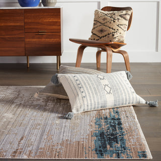 Jaipur Living Tunderra Wystan TUN10 Gray/Blue Area Rug by Vibe