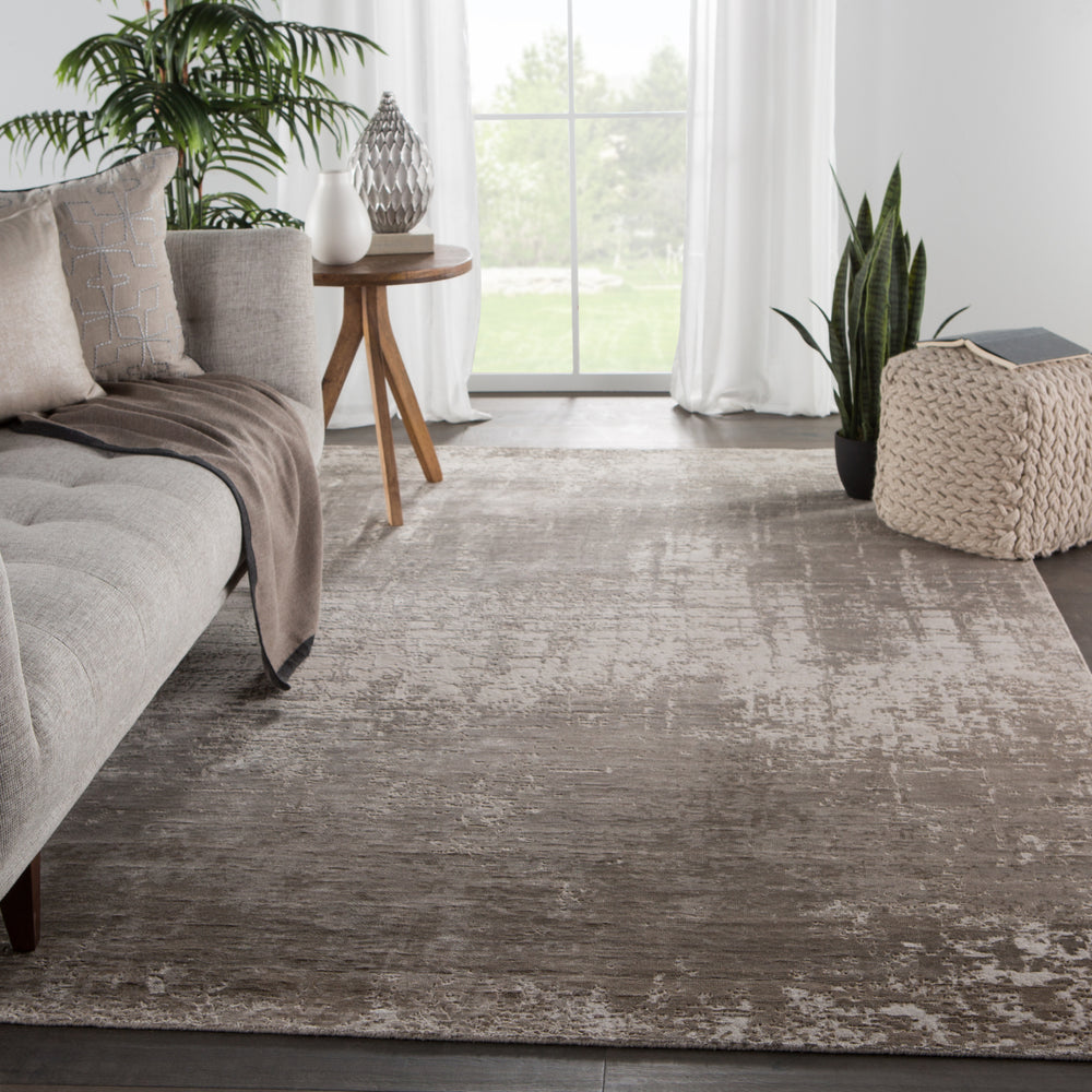 Jaipur Living Tattvam Parvat TVM02 Gtan/Gray Area Rug Lifestyle Image Feature