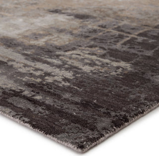 Jaipur Living Tattvam Misana TVM03 Gray/Tan Area Rug Corner Image