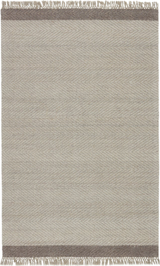 Jaipur Living The Weekend Sunday TWK03 Light Gray/Ivory Area Rug - Top Down