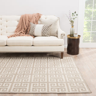 Jaipur Living Urban Bungalow Melina UB09 Cream/Gray Area Rug Lifestyle Image Feature