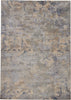 Jaipur Living Unstring Khamaj UBV04 Light Gray/Blue Area Rug - Top Down