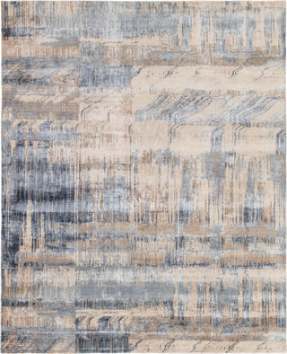 Jaipur Living Unstring by Kavi Storia UBV06 Beige/Blue Area Rug - Top Down