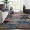 Jaipur Living Unstring Mauzek UBV09 Multicolor/Blue Area Rug by Kavi Lifestyle Image Feature