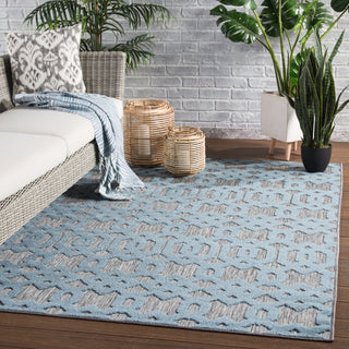 Jaipur Living Unika Nolita UNA01 Gray/Blue Area Rug by Nikki Chu