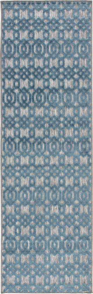 Jaipur Living Unika Nolita UNA01 Gray/Blue Area Rug by Nikki Chu