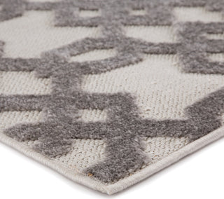 Jaipur Living Unika Nolita UNA03 White/Light Gray Area Rug by Nikki Chu