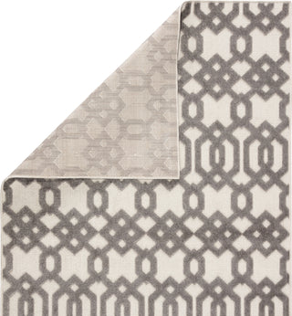 Jaipur Living Unika Nolita UNA03 White/Light Gray Area Rug by Nikki Chu