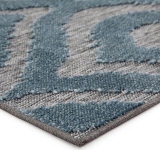 Jaipur Living Unika Ezzine UNA05 Gray/Blue Area Rug by Nikki Chu