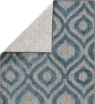 Jaipur Living Unika Ezzine UNA05 Gray/Blue Area Rug by Nikki Chu