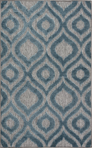 Jaipur Living Unika Ezzine UNA05 Gray/Blue Area Rug by Nikki Chu