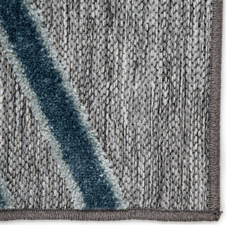 Jaipur Living Unika Tasma UNA07 Gray/Blue Area Rug by Nikki Chu