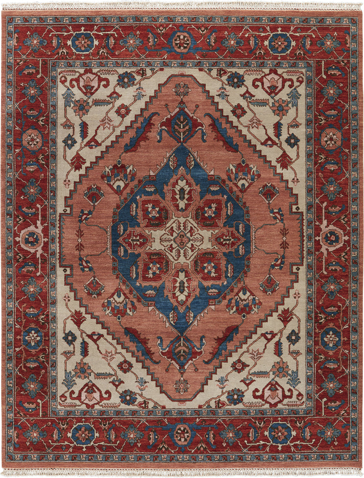 Jaipur Living Uptown by Avon UT09 Red/Blue Area Rug Artemis