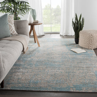 Jaipur Living Uvenuti Hava UVT01 Light Blue/Light Gray Area Rug Lifestyle Image Feature