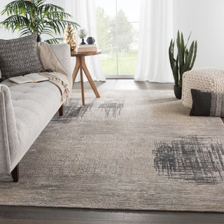 Jaipur Living Uvenuti Jenya UVT04 Gray/Tan Area Rug Lifestyle Image Feature