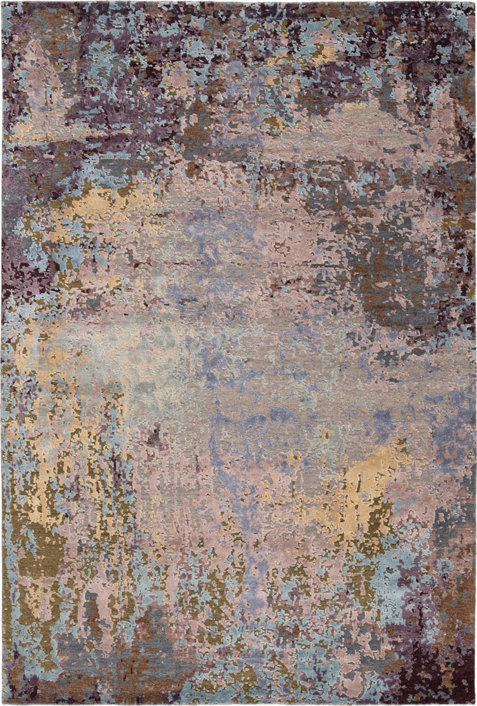 Jaipur Living Uvenuti Layer Of Time UVT06 Multicolor/Purple Area Rug - Top Down