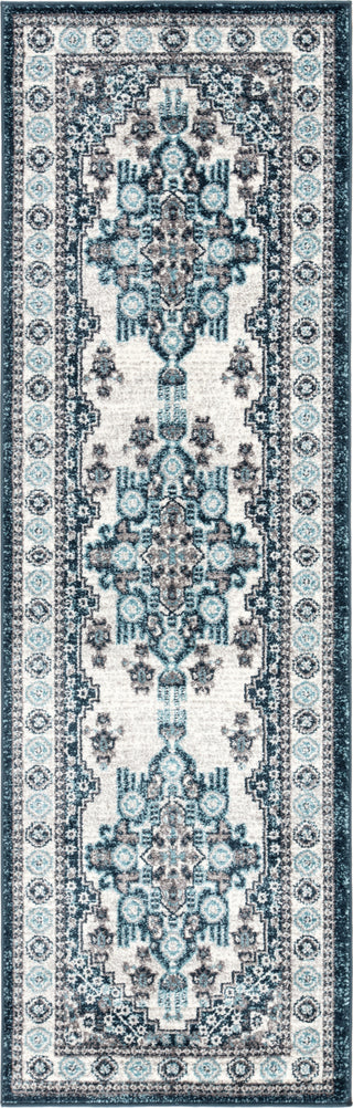 Jaipur Living Valen Haverhill VAL01 Turquoise/White Area Rug