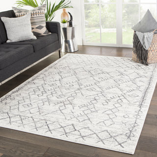 Jaipur Living Valen Copeland VAL04 White/Light Gray Area Rug Lifestyle Image Feature