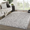 Jaipur Living Valen Copeland VAL05 Gray/White Area Rug Lifestyle Image Feature