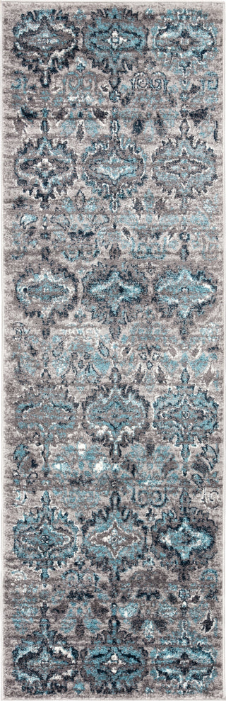 Jaipur Living Valen Carney VAL09 Gray/Turquoise Area Rug