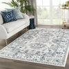 Jaipur Living Valen Lyme VAL11 White/Light Gray Area Rug Lifestyle Image Feature