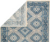Jaipur Living Village Hobbs VBA03 Blue/Light Gray Area Rug by Artemis Folded Backing Image