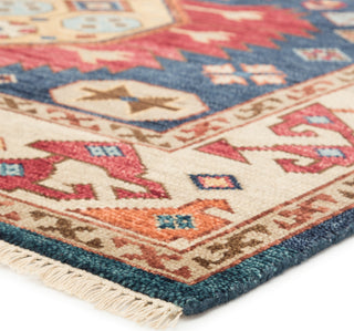 Jaipur Living Village Karter VBA05 Blue/Red Area Rug by Artemis Corner Image