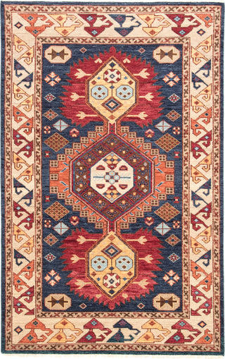 Jaipur Living Village Karter VBA05 Blue/Red Area Rug by Artemis Main Image