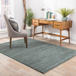 Jaipur Living Ventura Vinyasa VET03 Teal/Blue Area Rug Lifestyle Image Feature