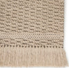 Jaipur Living Villa Soleil VIL01 Beige/Dark Taupe Area Rug Corner Close Up Image