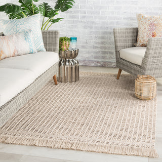 Jaipur Living Villa Soleil VIL01 Beige/Dark Taupe Area Rug Lifestyle Image Feature