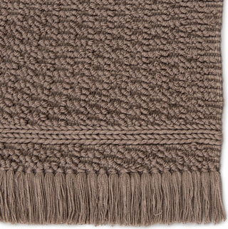 Jaipur Living Villa Soleil VIL02 Dark Taupe Area Rug Corner Close Up Image