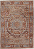 Jaipur Living Valentia Arcadia VLN15 Rust/Blue Area Rug - Top Down