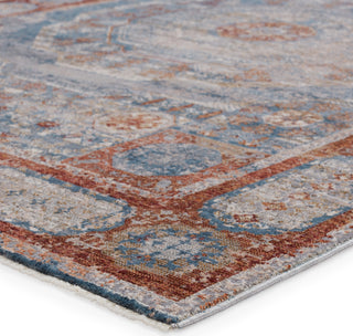 Jaipur Living Valentia Arcadia VLN16 Blue/Red Area Rug - Corner