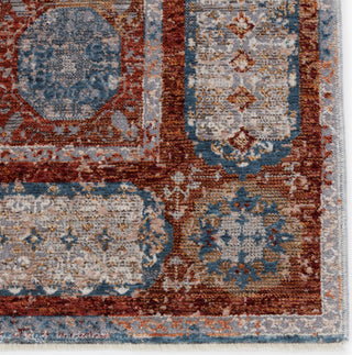 Jaipur Living Valentia Arcadia VLN16 Blue/Red Area Rug - Close Up