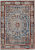 Jaipur Living Valentia Arcadia VLN16 Blue/Red Area Rug - Top Down