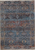 Jaipur Living Valentia Thessaly VLN17 Dark Blue/Red Area Rug - Top Down