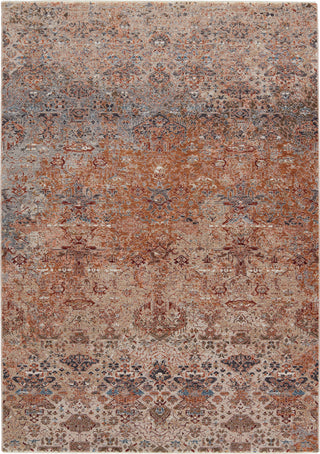 Jaipur Living Valentia Elianna VLN19 Tan/Rust Area Rug - Top Down