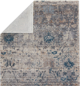 Jaipur Living Valentia Ozella VLN20 Gray/Blue Area Rug - Folded Corner