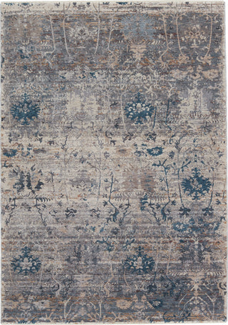 Jaipur Living Valentia Ozella VLN20 Gray/Blue Area Rug - Top Down