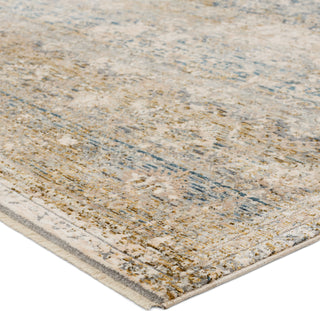 Jaipur Living Valentia Skylark VLN22 Gray/Cream Area Rug Corner Image