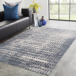 Jaipur Living Venice Petite VNC05 Blue/Beige Area Rug Lifestyle Image Feature