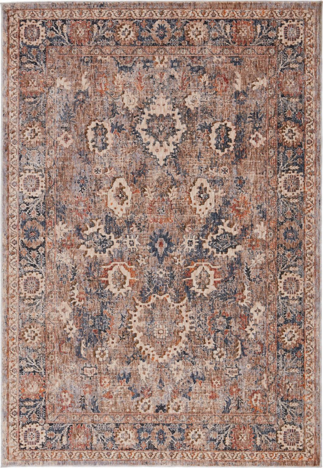 Jaipur Living Vanadey Inari VND02 Light Taupe/Blue Area Rug by Vibe Main Image
