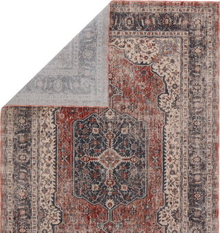 Jaipur Living Vanadey Temple VND04 Gray/Red Area Rug by Vibe